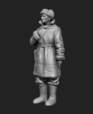Panzer Art FI35-129 Officier de char soviétique en manteau de peau de mouton n° 1 1/35