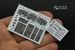 Quinta Studio QD35123 CH-47A 3D-Printed coloured Interior on decal paper (Trumpeter) 1/35 – zdjęcie 4