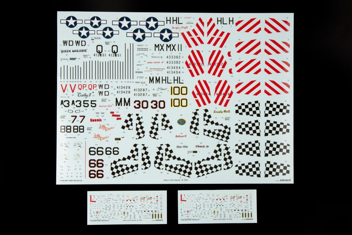 Eduard 11159 RED TAILS &amp;amp; Co. COMBO DOUBLE 1/48 – immagine 6