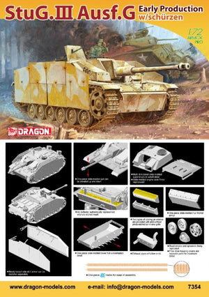 Dragon 7354 StuG.III,Ausf.G Early 1/72 – zdjęcie 2