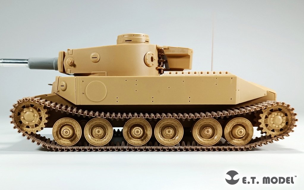 ET Model P35-080 Char allemand Tiger (P) de la Seconde Guerre mondiale, chenilles fonctionnelles (impression 3D), échelle 1/35 – image 7
