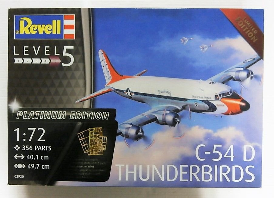 Revell 03920 C-54D Thunderbird&amp;#39;s Platinum Edition 1/72