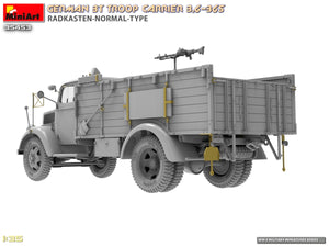 Miniart 35453 Transport de troupes allemand de 3 tonnes 3.6-36S Radkasten-Normal-Type 1/35 – imagen 12