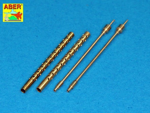 Aber A32013 Ensemble de 2 canons pour mitrailleuses d'avion japonaises Type 3 de 13,2 mm utilisées sur Mitsubishi A6M5b/c, A6M7, A6M8 (1/32)
