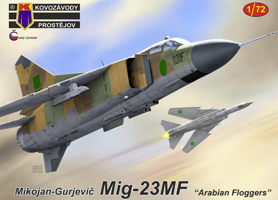 Kovozavody Prostejov KPM0309 MiG-23MF "Floggers arabes" 1/72