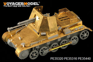 Maquette Voyager PE35440, canon de base allemand PaK(t) Panzerjäger I de 47 mm de la Seconde Guerre mondiale pour DRAGON 6230 au 1/35 – image 2