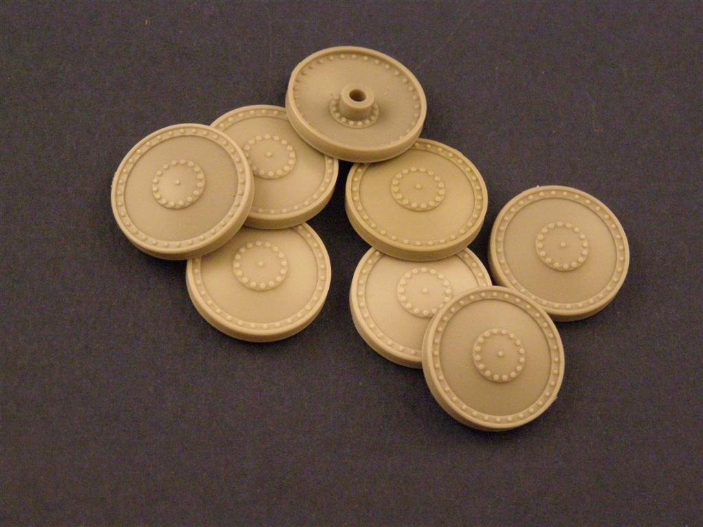 Panzer Art RE35-003 Roues à effet brûlé pour Pz38/Marder III/Hetzer 1/35  – image 2