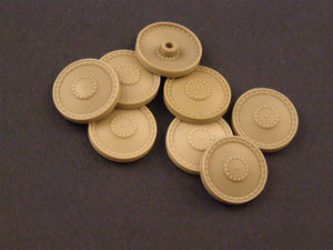 Panzer Art RE35-003 Roues à effet brûlé pour Pz38/Marder III/Hetzer 1/35  – image 2
