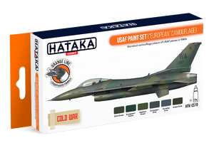 Hataka HTK-CS10 USAF Paint Set (European Camouflage) 6x17ml