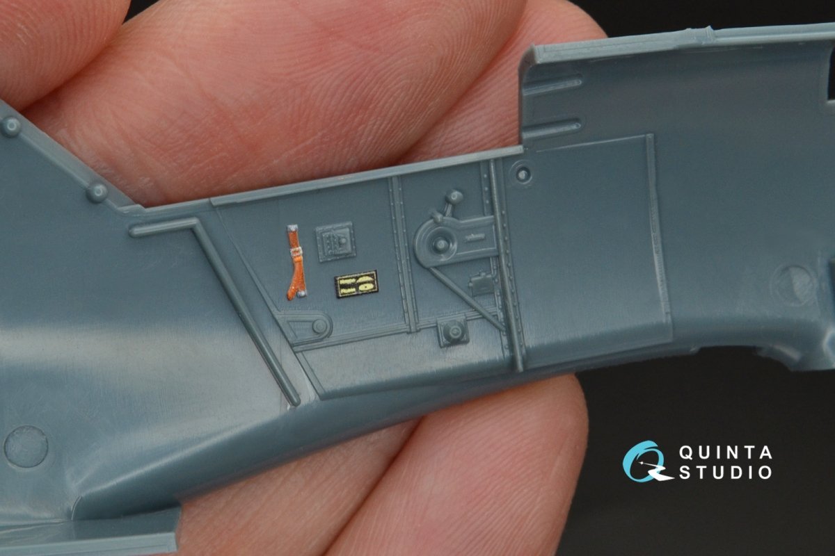 Quinta Studio QD48095 Bf 109G-14 3D-Printed &amp;amp; coloured Interior on decal paper (for Eduard kit) 1/48 – zdjęcie 9