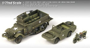 Academy 13408 M3 SEMI-TRACK ET VÉHICULE AMPHIBIEN 1/4 tonne (1/72) – image 2