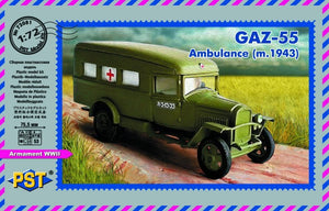 Ambulance PST 72081 GAZ-55 (m.1943) 1/72