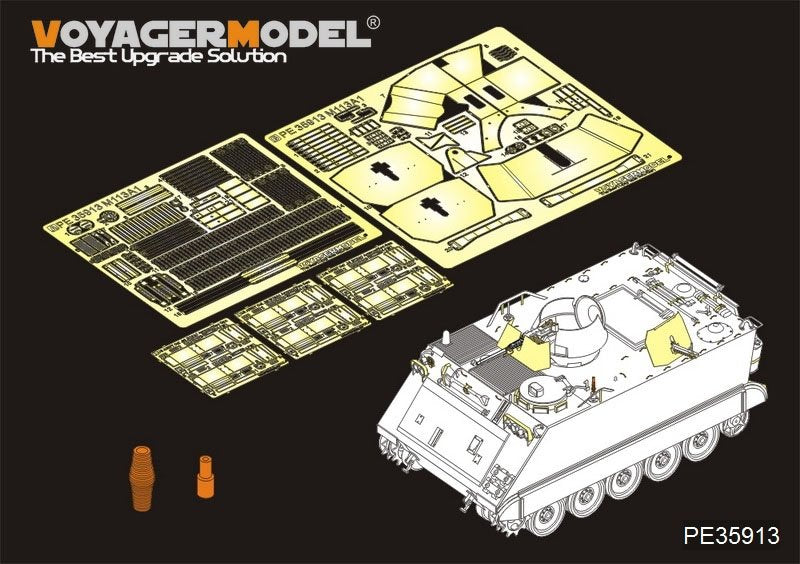 Véhicule blindé de transport de troupes moderne USM113A1, modèle Voyager PE35913, pour AFV CLUB, échelle 1/35