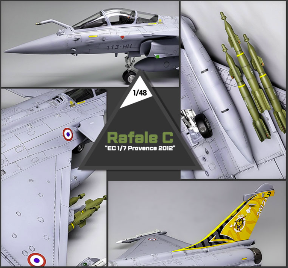 Academy 12346 Rafale C « EC 1/7 Provence 2012 » 1/48 – Bild 6