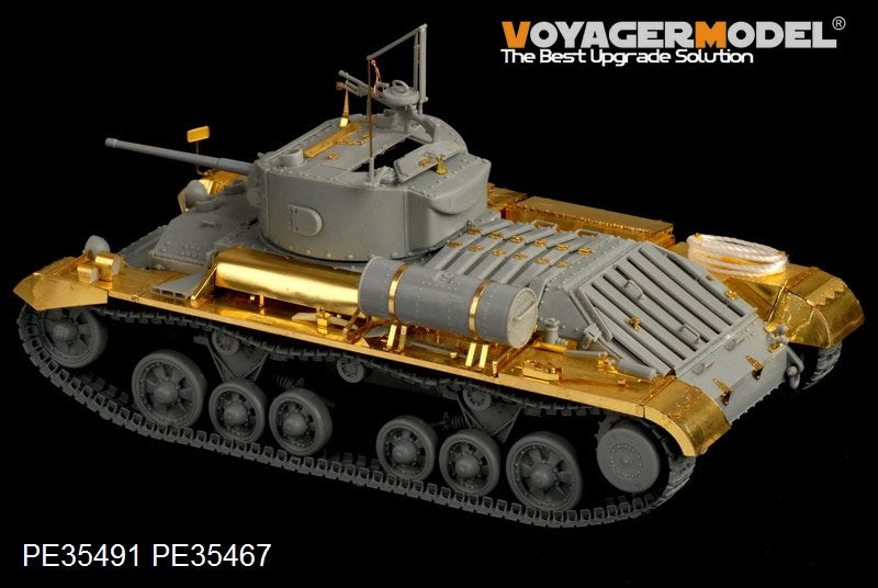 Maquette Voyager PE35491 Char d&amp;#39;infanterie britannique Valentine Mk.II de la Seconde Guerre mondiale (modèle de base) pour AFV CLUB 35185, échelle 1/35 – image 2