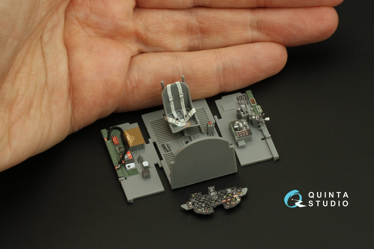 Quinta Studio QD48336 P-47D Thunderbolt Razorback 3D-Printed &amp;amp; coloured Interior on decal paper (Tamiya) 1/48 – zdjęcie 8