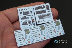 Intérieur imprimé en 3D et coloré sur papier décalcomanie Quinta Studio QD48132 F-4S (pour kit ZM SWS) 1/48 – image 2