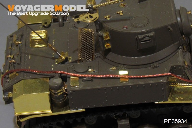 Maquette Voyager PE35934, char léger américain M3 Stuart de la Seconde Guerre mondiale (modèle de base) pour Tamiya 35360 au 1/35 – image 7
