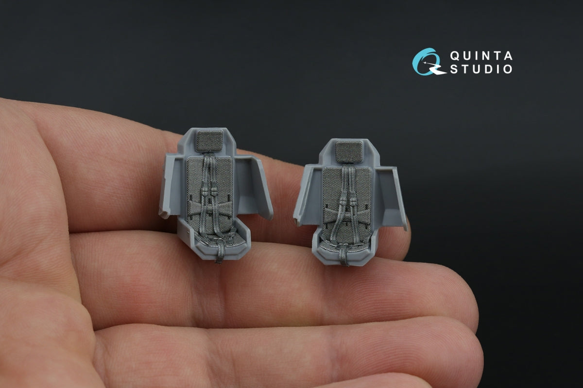 Intérieur imprimé en 3D et coloré sur papier décalcomanie Quinta Studio QD48571 AH-64A (Hasegawa) 1/48 – immagine 11
