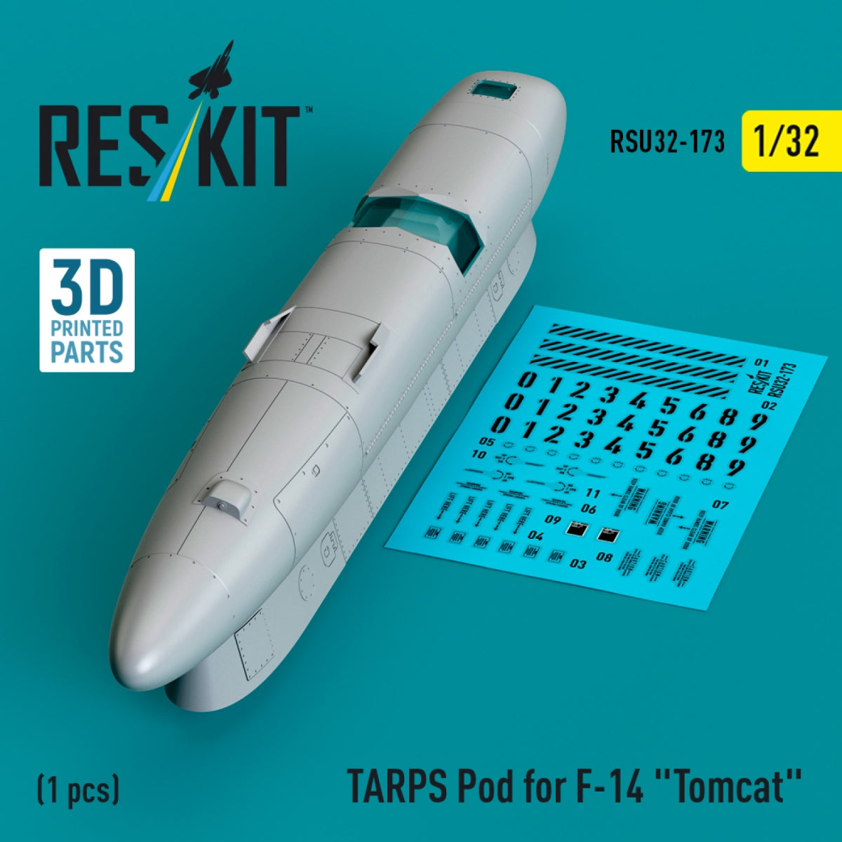 RESKIT RSU32-0173 TARPS nacelle pour F-14 « Tomcat » (1 pièce) (impression 3D) 1/32 – image 2