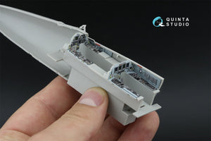 Intérieur imprimé en 3D et coloré sur papier décalcomanie Quinta Studio QD48596 F-15E (Hasegawa) 1/48