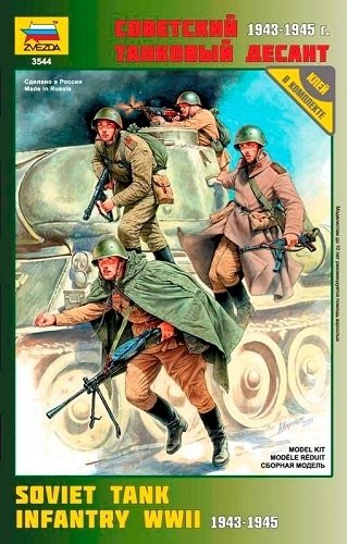 Zvezda 3544 infanterie de chars soviétique (1/35)