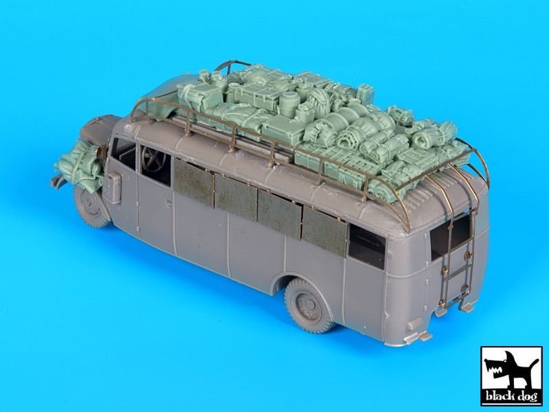 Ensemble d&amp;#39;accessoires Black Dog T72105 Opel 3.6-47 Omnibus pour Roden 1/72  – Bild 4