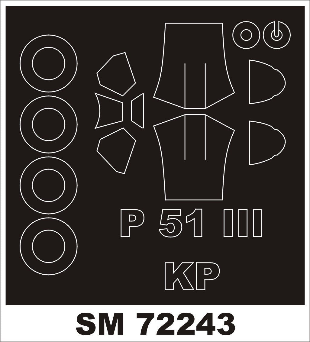 Montex SM72243 P-51 III MUSTANG KP 