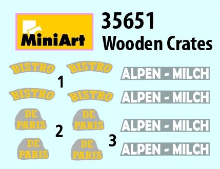 MiniArt 35651 CAISSES EN BOIS 1/35 – imagen 2