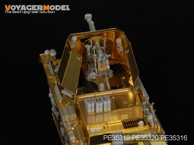 Maquette Voyager PE35319, canon allemand PaK(t) Panzerjäger I Basic de 47 mm de la Seconde Guerre mondiale pour DRAGON 6230 au 1/35 – image 3