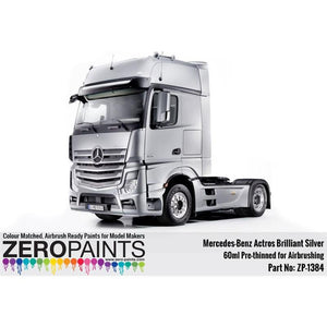 Peinture Zero Paints ZP-1384 Mercedes-Benz Actros Argent brillant 60 ml