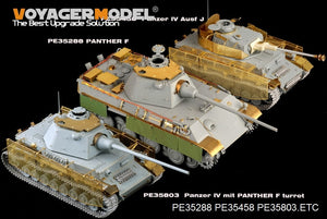 Voyager Model PE35803 WWII German Pz.Kpfw.IV Ausf.J (mit Panther F turret) For DRAGON 6824 1/35 – zdjęcie 2
