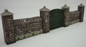 RT-Diorama 35244 Mur d&amp;#39;enceinte du parc avec portail 1/35 – immagine 3