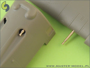 Master AM-32-005 Bf 109 E3 - E9, Ensemble d&amp;#39;armement T (embouts MG 17, canons MG FF) (1/32) – image 5