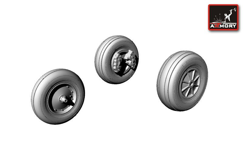 Roues Trojan T-28 d&amp;#39;Armory Models AW72304, échelle 1/72 – image 2