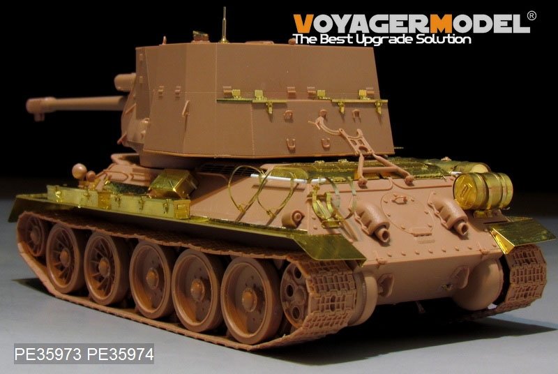 Maquette Voyager PE35973 T-34/122 SPG égyptien de base pour RFM 5013 1/35 – immagine 15