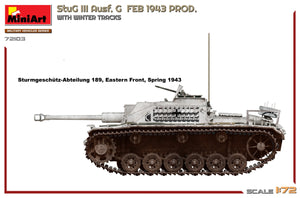MiniArt 72103 StuG III Ausf. G FEB 1943 PROD. WITH WINTER TRACKS 1/72 – zdjęcie 4