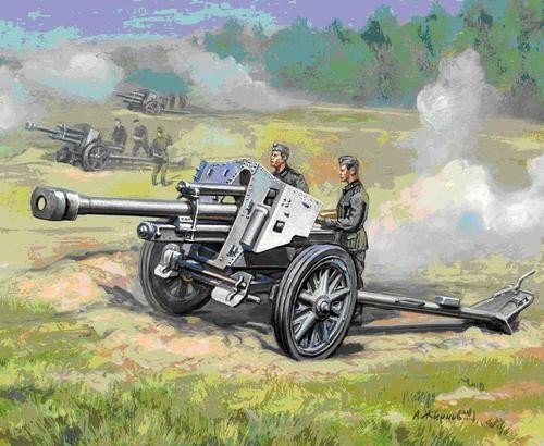 Zvezda 6121 Obusier allemand LFH-18 Seconde Guerre mondiale (1/72) – Bild 3