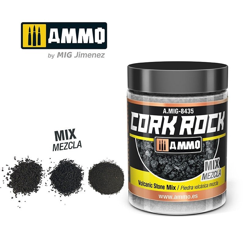 AMMO de Mig Jimenez 8435 CREATE CORK Mélange de roche volcanique 100 ml