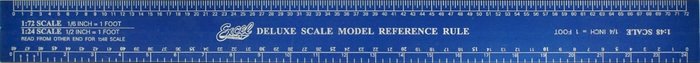 Règle de référence de luxe pour maquettes Excel 55779 de 12 pouces 