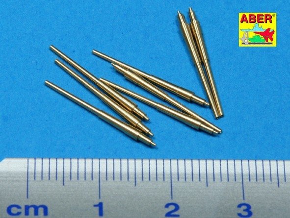 Aber 1/700L-14 Ensemble de 8 canons de 380 mm pour navires : Bismarck, Tirpitz 1/700 – imagen 2