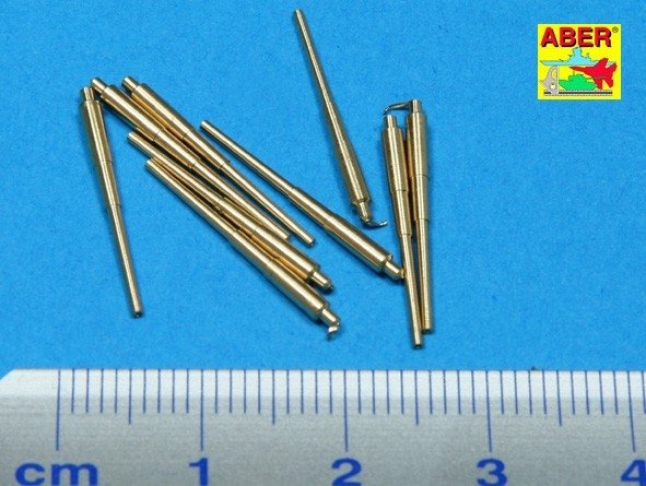 Aber 1/700L-11 Ensemble de 9 canons de 406 mm de long pour navires : North Carolina, Washington 1/700 – imagen 2