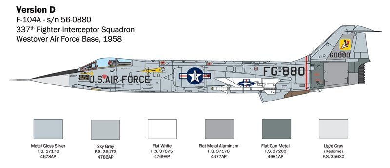 Italeri 2515 F-104 STARFIGHTER A/C 1/32  – image 7