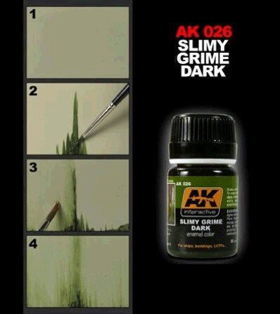 AK Interactive AK026 Slimy Grime Dark 35ml – zdjęcie 2