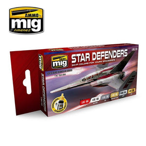 Munitions Mig Jimenez 7130 STAR DEFENDERS COULEURS DE SCIENCE-FICTION 6x17ml