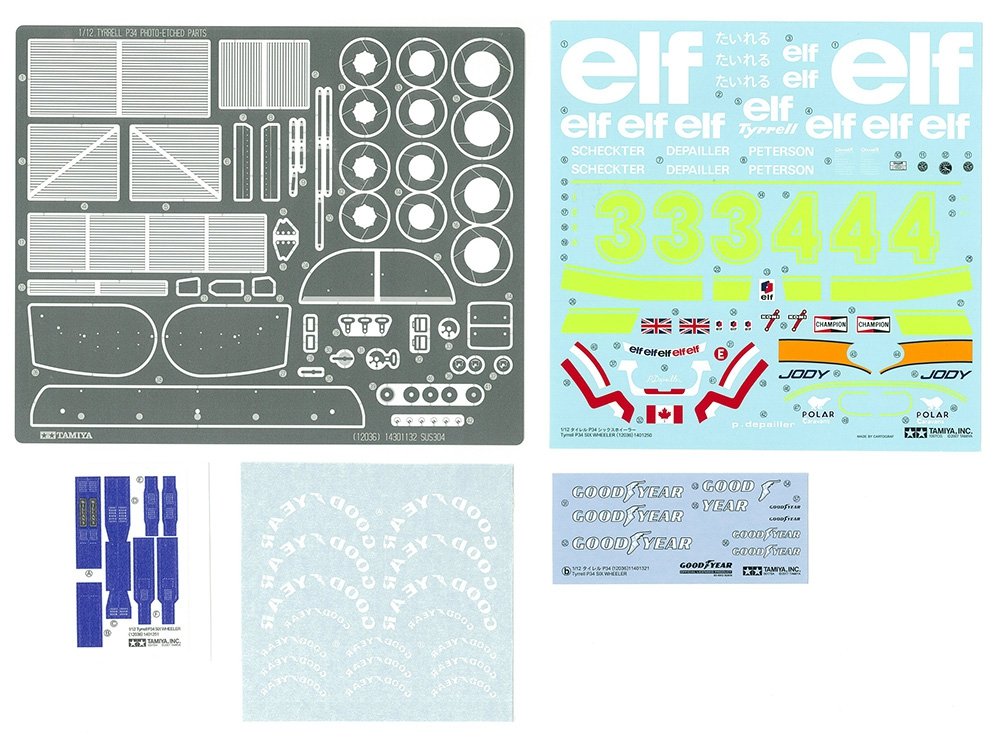 Tamiya 12036 Tyrrell P34 Six Wheeler - avec pièces photo-découpées (1/12) – image 5