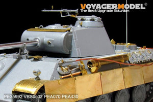 Maquette Voyager PE35992 Panther G allemand de la Seconde Guerre mondiale, version intermédiaire, pour TAKOM 2120 au 1/35 – Bild 12