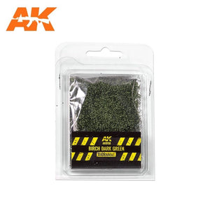 AK Interactive AK8156 FEUILLES DE BOULEAU VERT FONCÉ 28MM 1/72