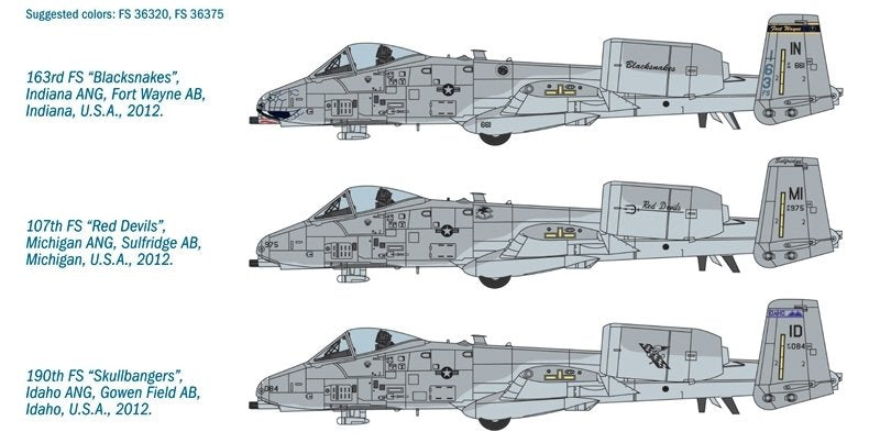 Italeri 2725 A-10C Blacksnackes 1/48 – Bild 2