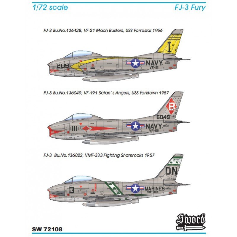 Épée 72108 FJ-3 Fury 1/72 – immagine 2